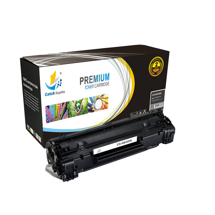 Compatible HP CB435A Standard-Yield Black Toner Cartridges, 3-Pack, for LaserJet P1005 P1006 P1007 P1008 P1009 Printers