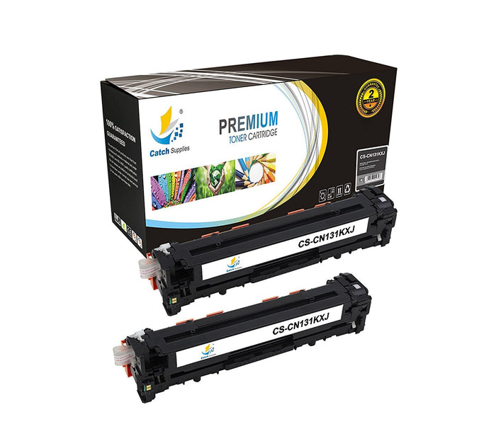 Compatible HP CF210X High-Yield Black Toner Cartridge Toner Cartridges, 2-Pack | Catch Supplies