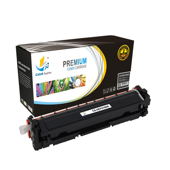 Compatible HP CF410A Standard-Yield Black Toner Cartridges, 2-Pack, for LaserJet Pro M452dn M452dw M452nw M477fdn M477fdw M477fnw Printers