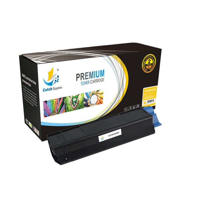 Compatible Okidata 43034803,43034802,43034801 Standard Yield Laser Printer Toner Cartridges - Three Pack