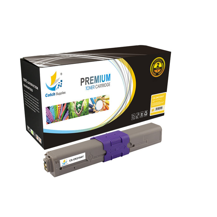 Compatible Okidata 44469703, 44469702, 44469701 Standard Yield Laser Printer Toner Cartridges - Three Pack
