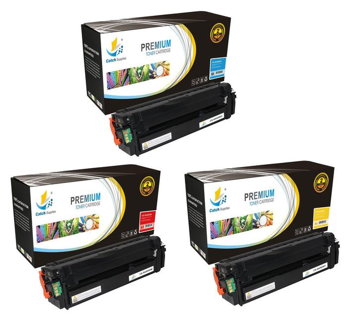 Compatible Samsung CLT-C505L, CLT-M505L, CLT-Y505L High-Yield Toner Cartridges, 3-Pack