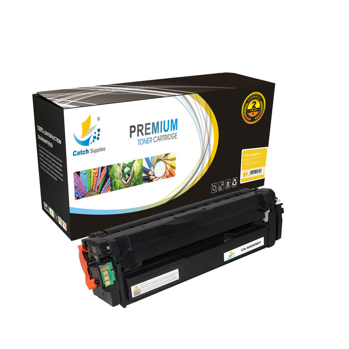 Compatible Samsung CLT-C505L, CLT-M505L, CLT-Y505L High-Yield Toner Cartridges, 3-Pack