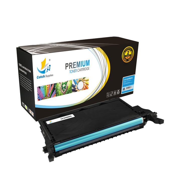 Compatible Samsung CLT-C508L, CLT-M508L, CLT-Y508L High-Yield Toner Cartridges, 3-Pack