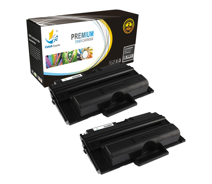 Compatible Samsung ML-D3050B High-Yield Black Toner Cartridge Toner Cartridges, 2-Pack