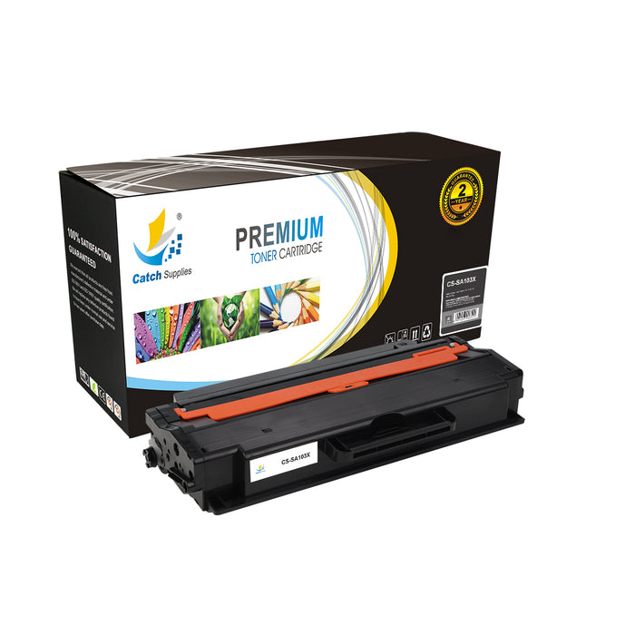 Compatible Samsung MLT-D103L High-Yield Black Toner Cartridge Toner Cartridges, 2-Pack