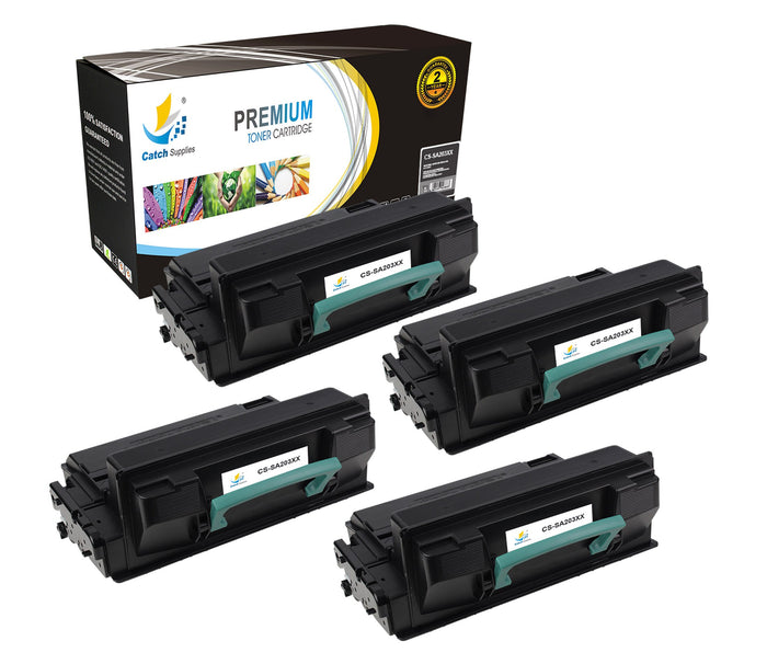 Compatible Samsung MLT-D203E High-Yield Black Toner Cartridge Toner Cartridges, 4-Pack
