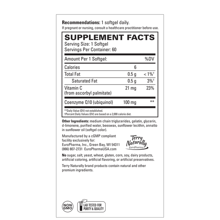 CoQ10 Bioactive Ubiquinol