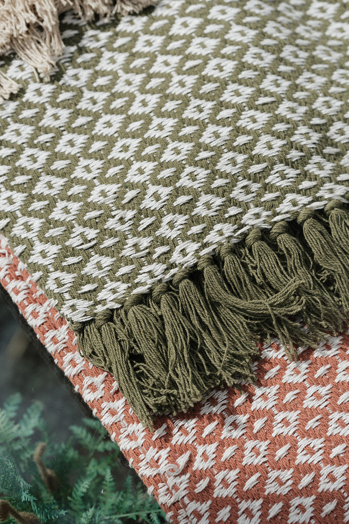 Cotswold duckegg throw