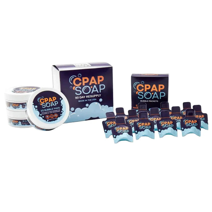 CPAP Soap Bubble Pads and Packets CPAP Soap SelfiMed UK