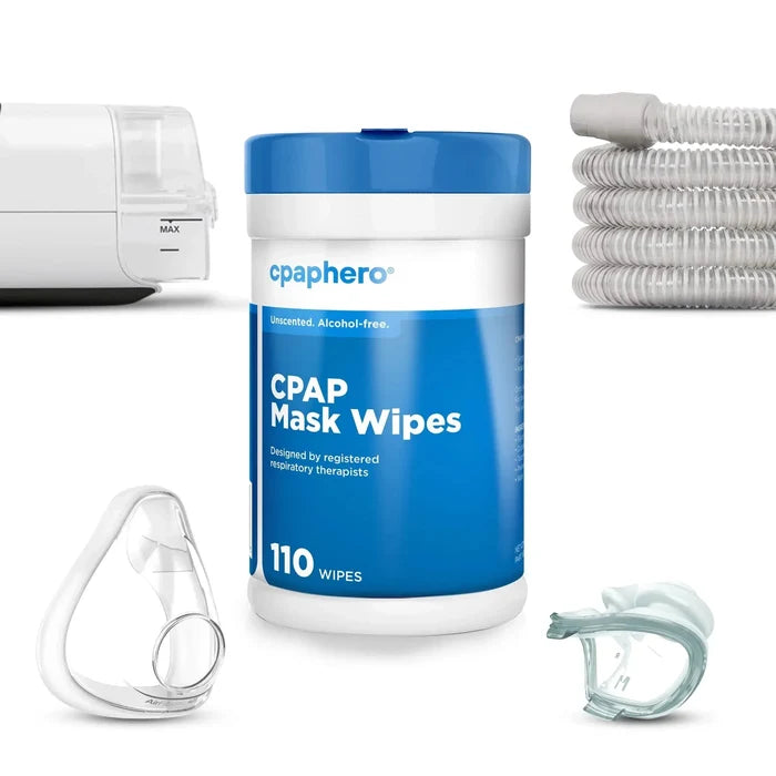 cpaphero Mask Wipes (110 count) cpap mask wipes SelfiMed UK