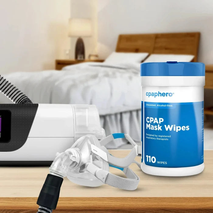 cpaphero Mask Wipes (110 count) cpap mask wipes SelfiMed UK