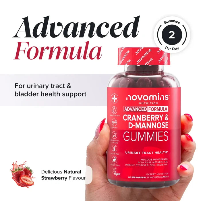 Novomins Cranberry & D Mannose Gummies