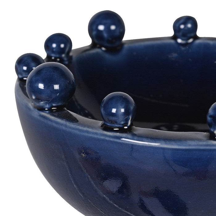 Dark Blue Trinket Bobble Bowl