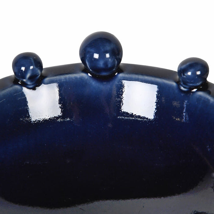 Dark Blue Trinket Bobble Bowl