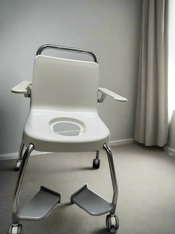 DBO Wheeled Commode Chair - Your Comfortable Bathroom Solution wheeled commode chair SelfiMed UK