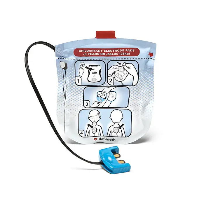 Defibrillation Pads (Paediatric) for Lifeline VIEW, PRO & ECG - Next Day Delivery next day delivery SelfiMed UK