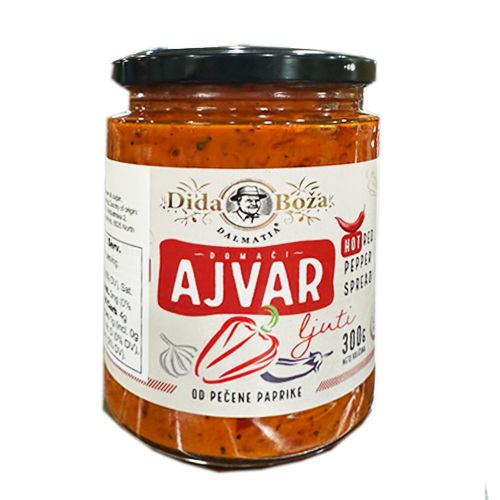 'DIDA BOZA' Homemade Ajvar HOT 300g (Dida Boza)