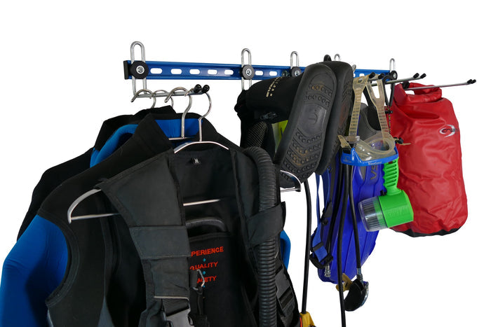 Diving Gear Storage Rack