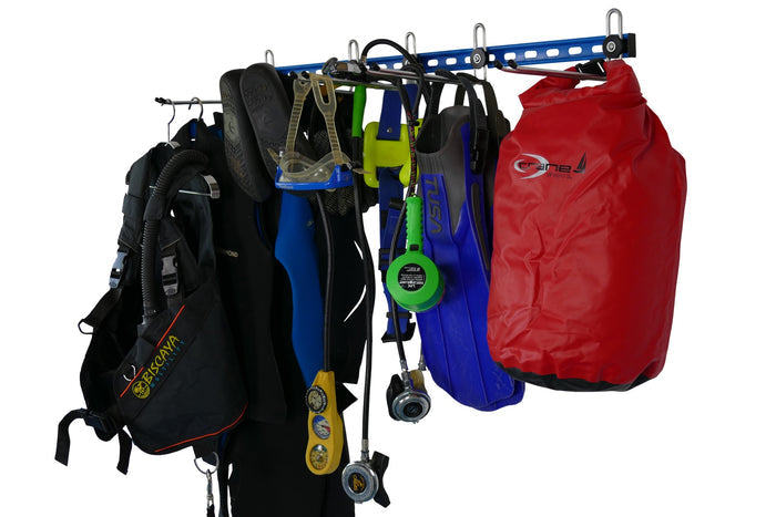 Diving Gear Storage Rack