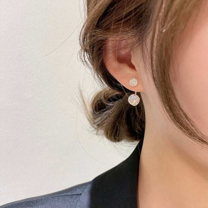 DOUBLE STUDDED EARRINGS (PAIR) - Alonna's Legging Land