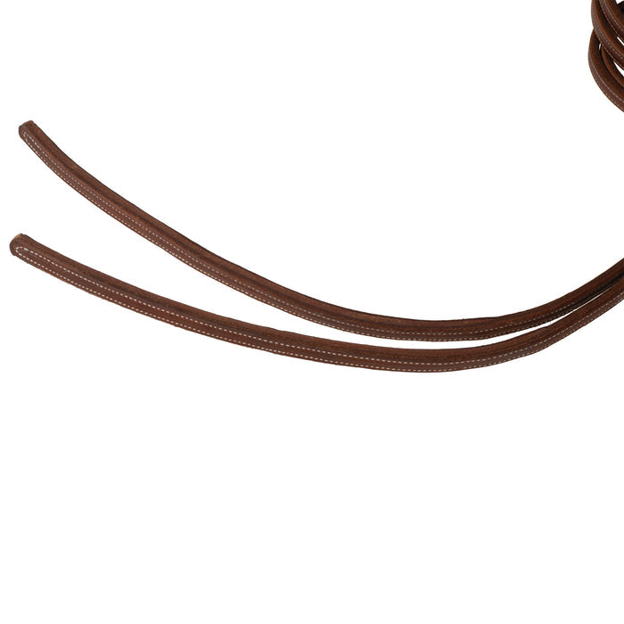 Doubled and Stitched Weighted Tail Split Reins, 5/8” x 8’