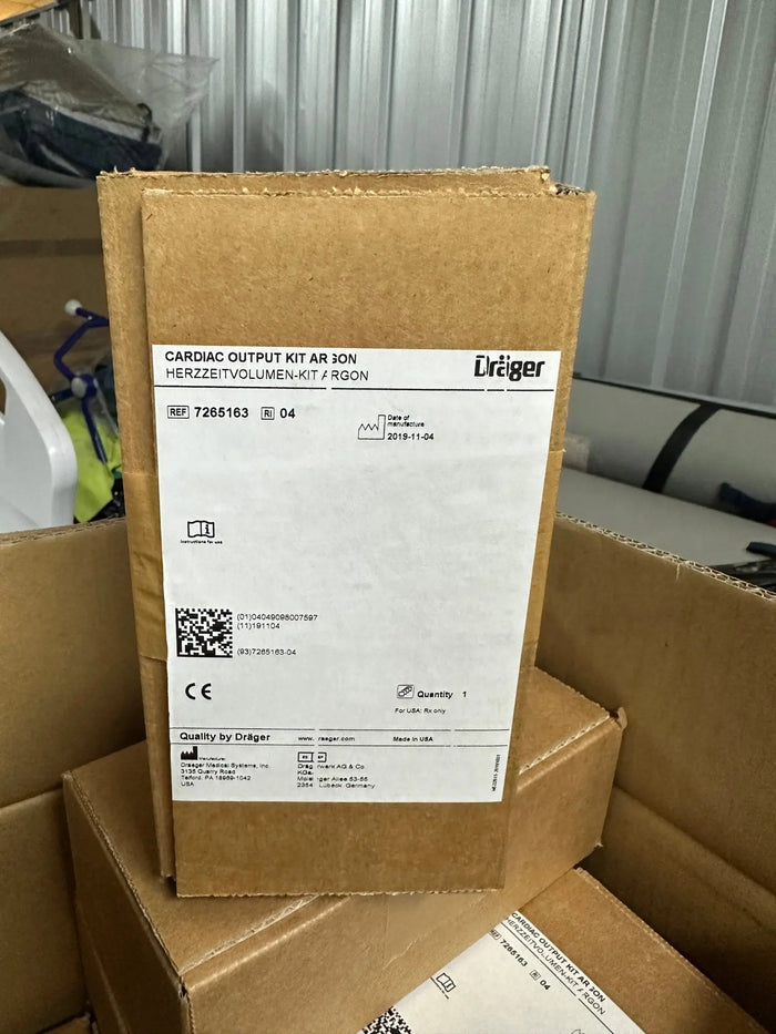 Drager Ref 7265163 Cardiac Output Kit (Manufactured 2019)-Brand New cardiac output monitoring kit SelfiMed UK