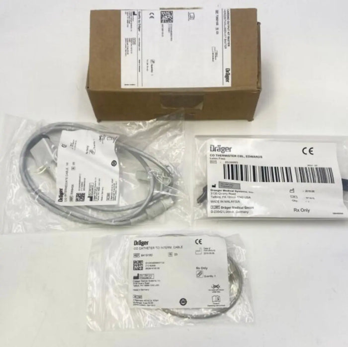 Drager Ref 7265163 Cardiac Output Kit (Manufactured 2019)-Brand New cardiac output monitoring kit SelfiMed UK