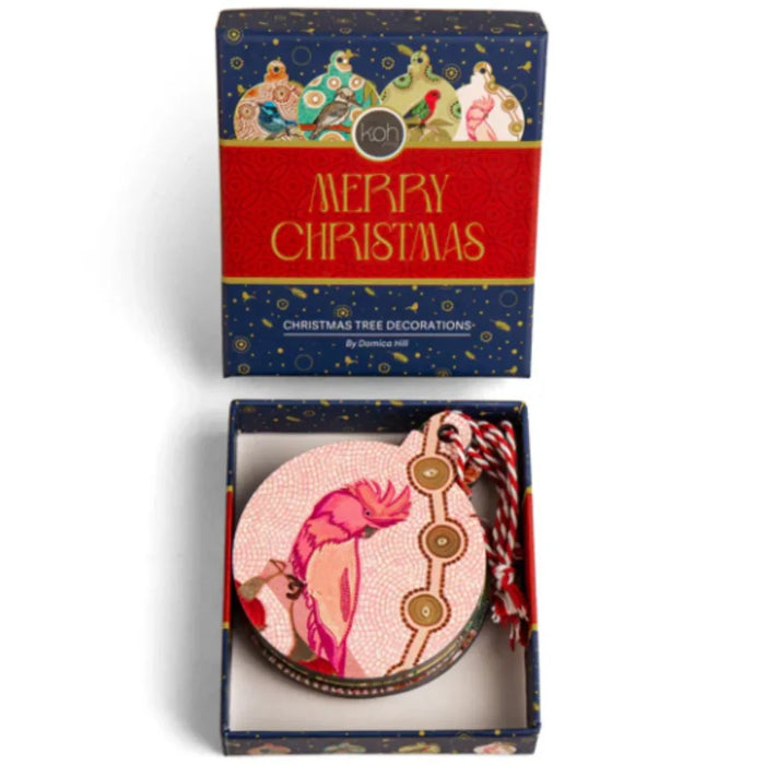 Dreamtime Symphony Set of 4 Wooden Ornaments
