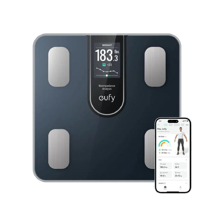 Eufy Wireless Smart Scale C20 All-in-One Display , T9130011 - Black