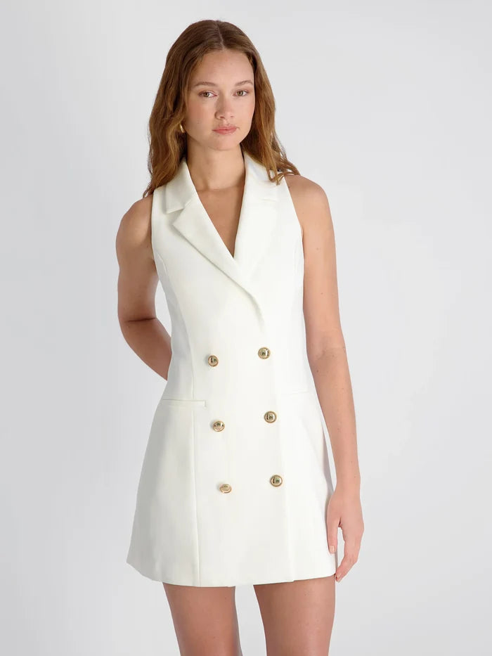 FC | Whisper Double Breasted Halter Dress