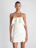FC | Whisper Strapless Frill Mini Dress