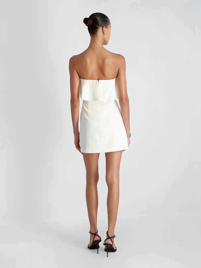 FC | Whisper Strapless Frill Mini Dress