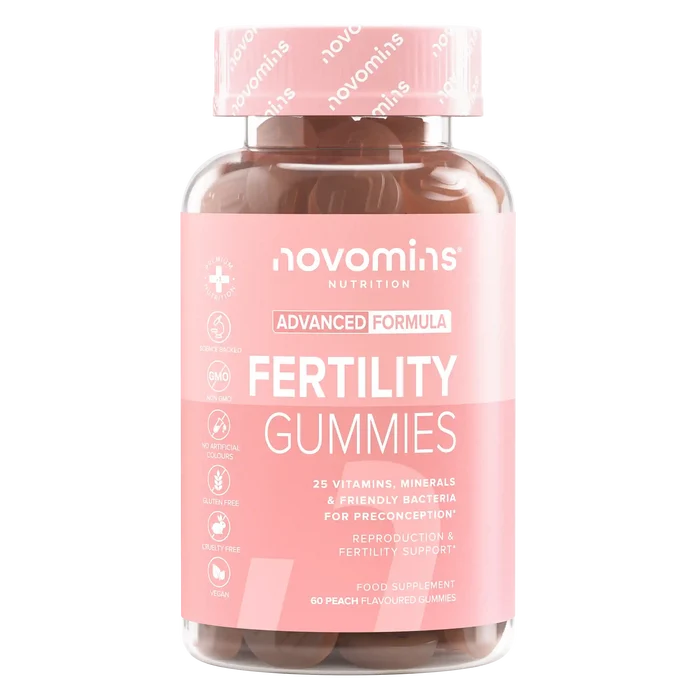 Novomins Fertility Supplements for Women Trying to Conceive with Advanced Formula with 26 Vitamins, Minerals and Friendly Bacteria for Preconception