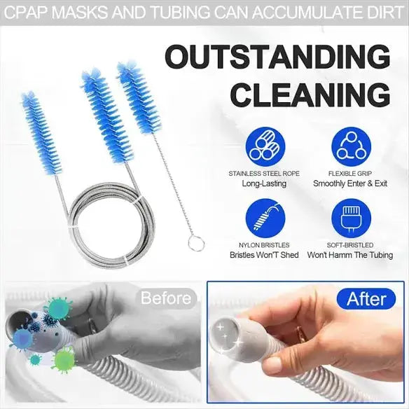 Flexible CPAP Tube Cleaning Brush, 155cm cpap tube cleaning brush SelfiMed UK