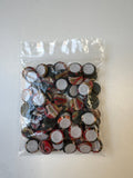 Forest Paisley Fabric Covered Buttons 12mm x67