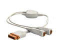 GE 2016998-001 Temperature Cable Dual Accepts 400 Series Probes 0.5m series probes SelfiMed UK