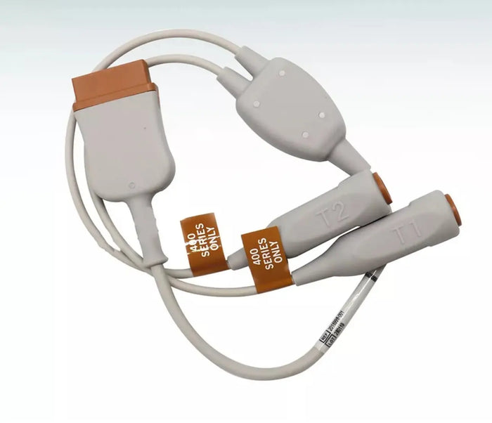 GE 2016998-001 Temperature Cable Dual Accepts 400 Series Probes 0.5m series probes SelfiMed UK