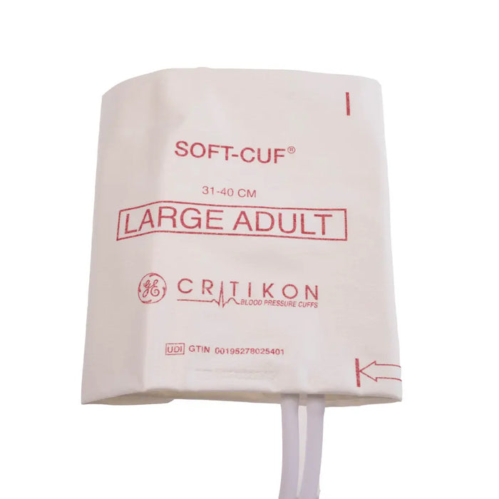 GE Critikon Soft Blood Pressure Cuff Large Adult 31-40cm (Pack of 20) - Brand New blood pressure cuff SelfiMed UK