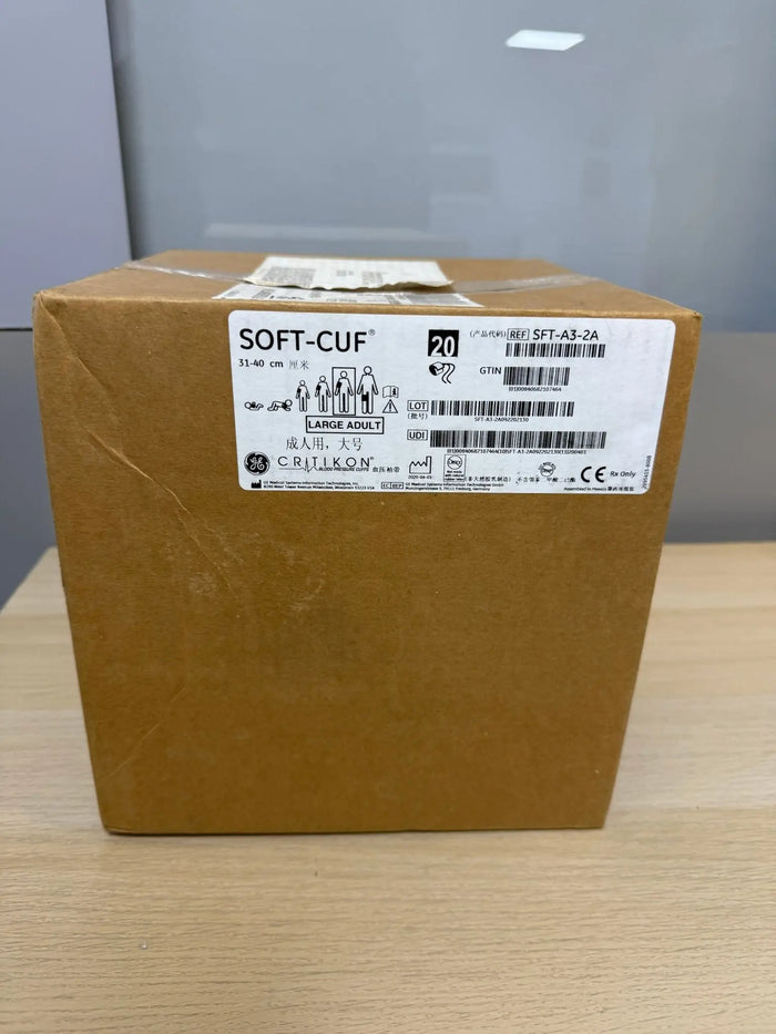 GE Critikon Soft Blood Pressure Cuff Large Adult 31-40cm (Pack of 20) - Brand New blood pressure cuff SelfiMed UK