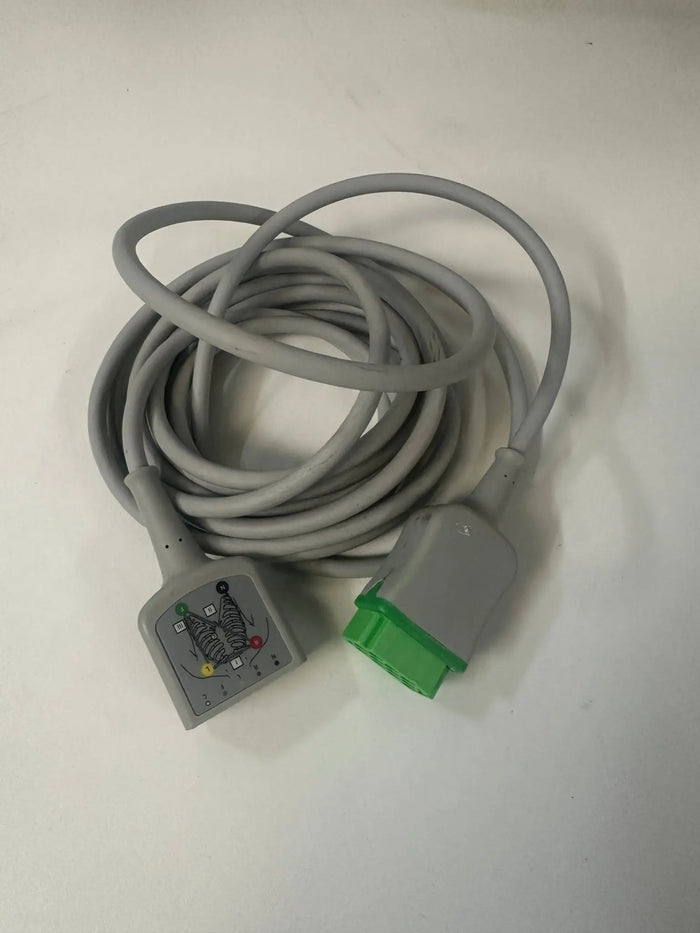 GE-Marquette Compatible 2017003-003 ECG Trunk cable 5leads AHA Vital Signs Cable SelfiMed UK