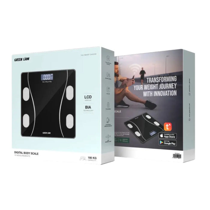 Green Lion Digital Body Scale 18 LCD Display - Black
