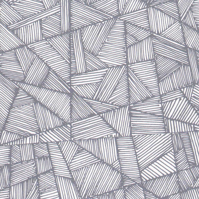Grid Lines in Pewter on White