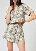 Habitual | Snakeskin Pullover Top
