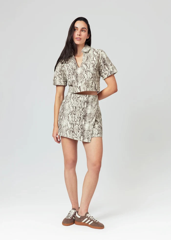 Habitual | Snakeskin Pullover Top