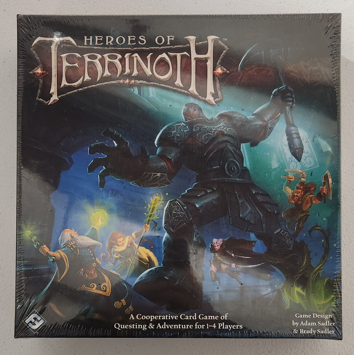Heroes of Terrinoth cooperative card game with questing adventure for 1-4 players from LingSter Games