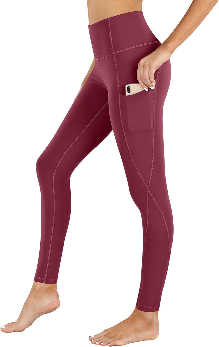 High Waist Yoga Pants Women with Pockets Workout Leggings