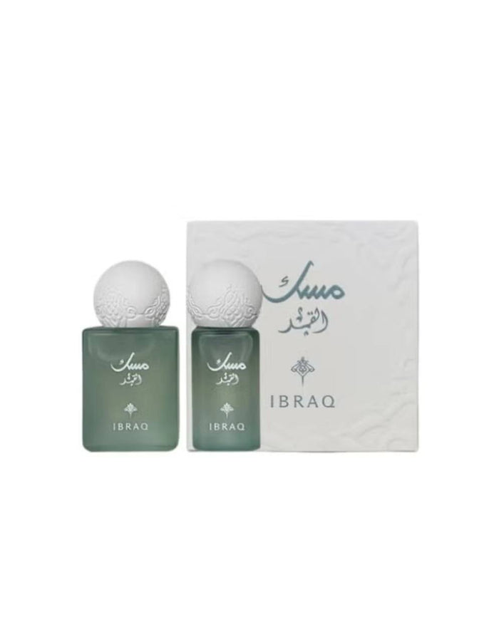 IBRAQ Moon Musk package with 10ml perfume and 6ml oil
