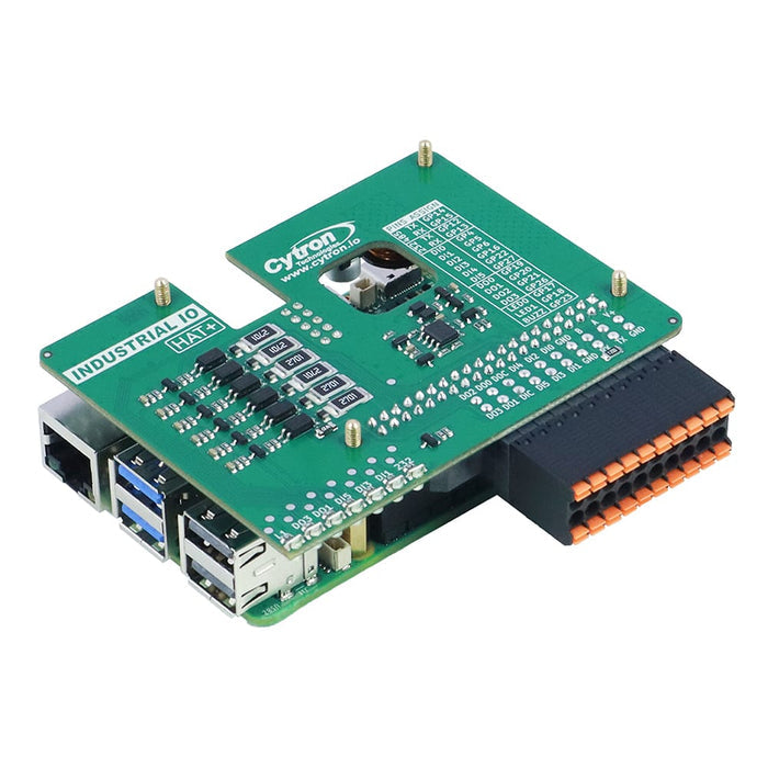 Industrial IO HAT+ for Pi 5 and Argon Industria Cases by Cytron - The Pi Hut