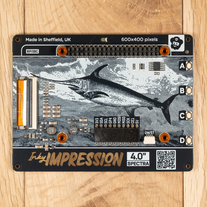 Inky Impression 4.0" by Pimoroni - The Pi Hut